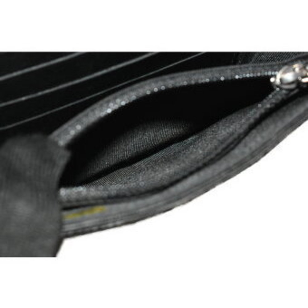 Chanel Icon Patchwork Wallet Black Matsuyama Kuma… - image 7